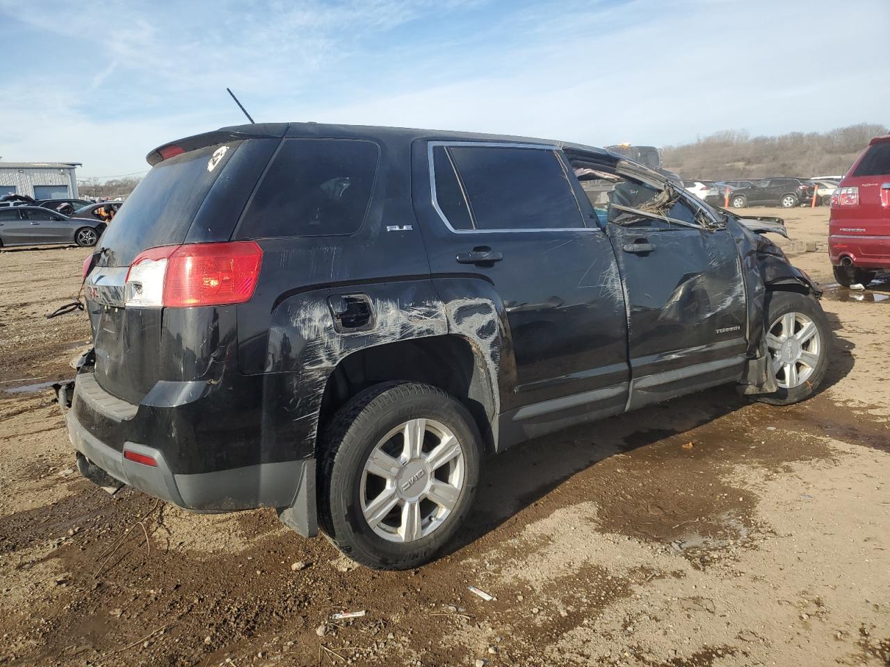 2015 GMC Terrain VIN 2GKALREK1F6146485 Copart auction photo, rollover damage thumbnail 3