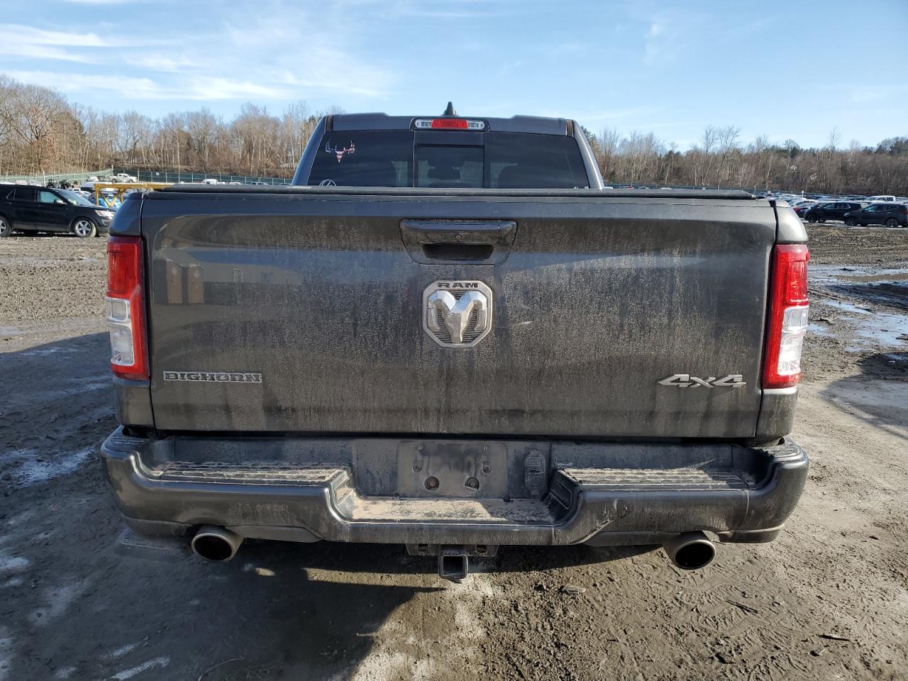 2019 RAM 1500 VIN 1C6SRFBTXKN580721 Copart auction photo, front end / side damage thumbnail 6