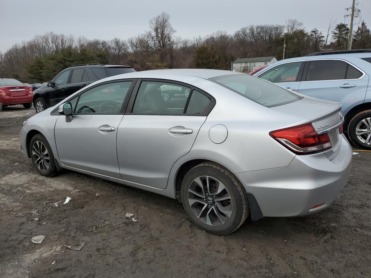 2013 Honda Civic VIN 19XFB2F81DE232486 Copart auction photo, front end / side damage thumbnail 2
