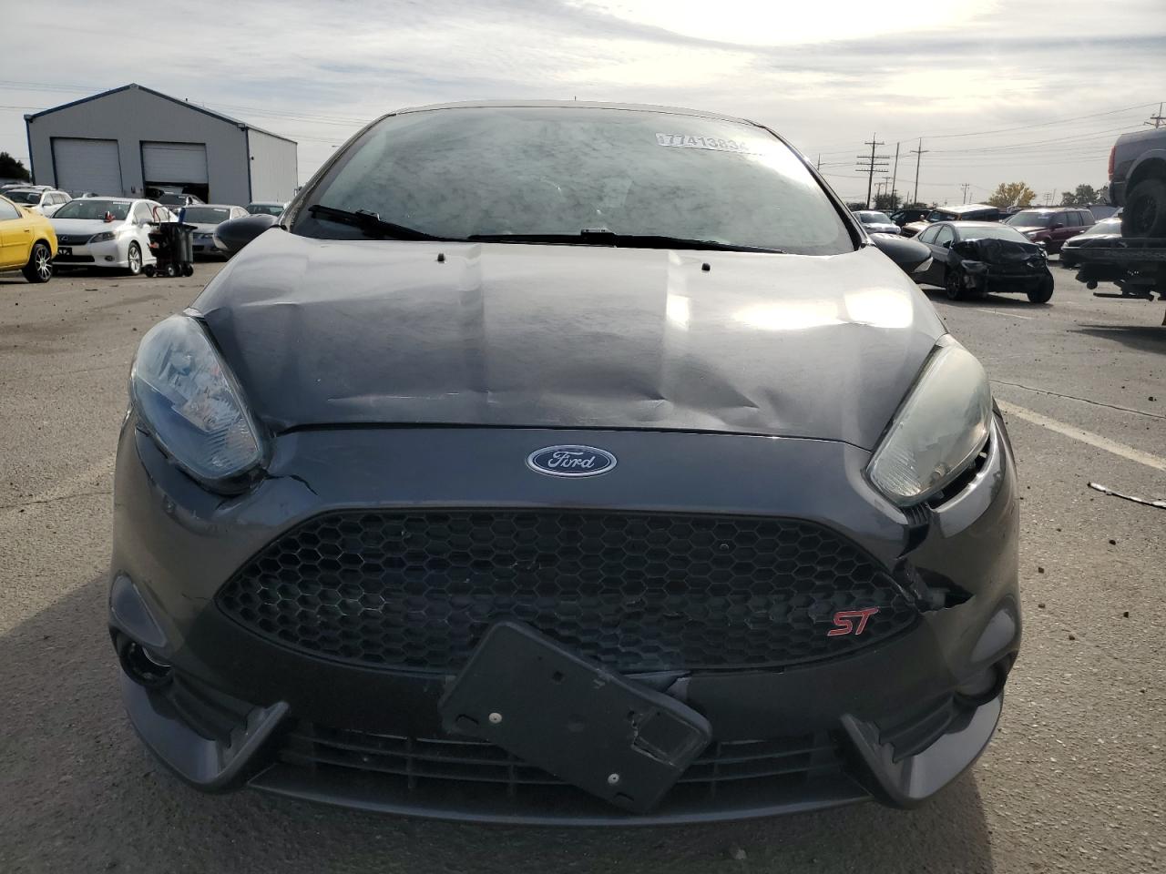 2018 Ford Fiesta VIN 3FADP4GX3JM113968 Copart auction photo, front end / mechanical damage thumbnail 5