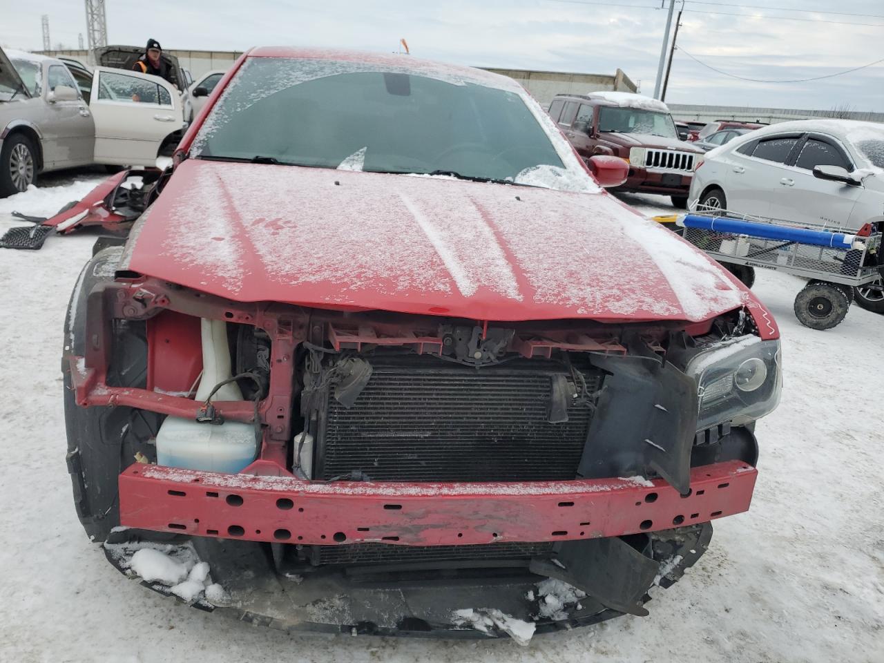 2015 Chrysler 300 VIN 2C3CCABT7FH739456 Copart auction photo, front end damage thumbnail 5