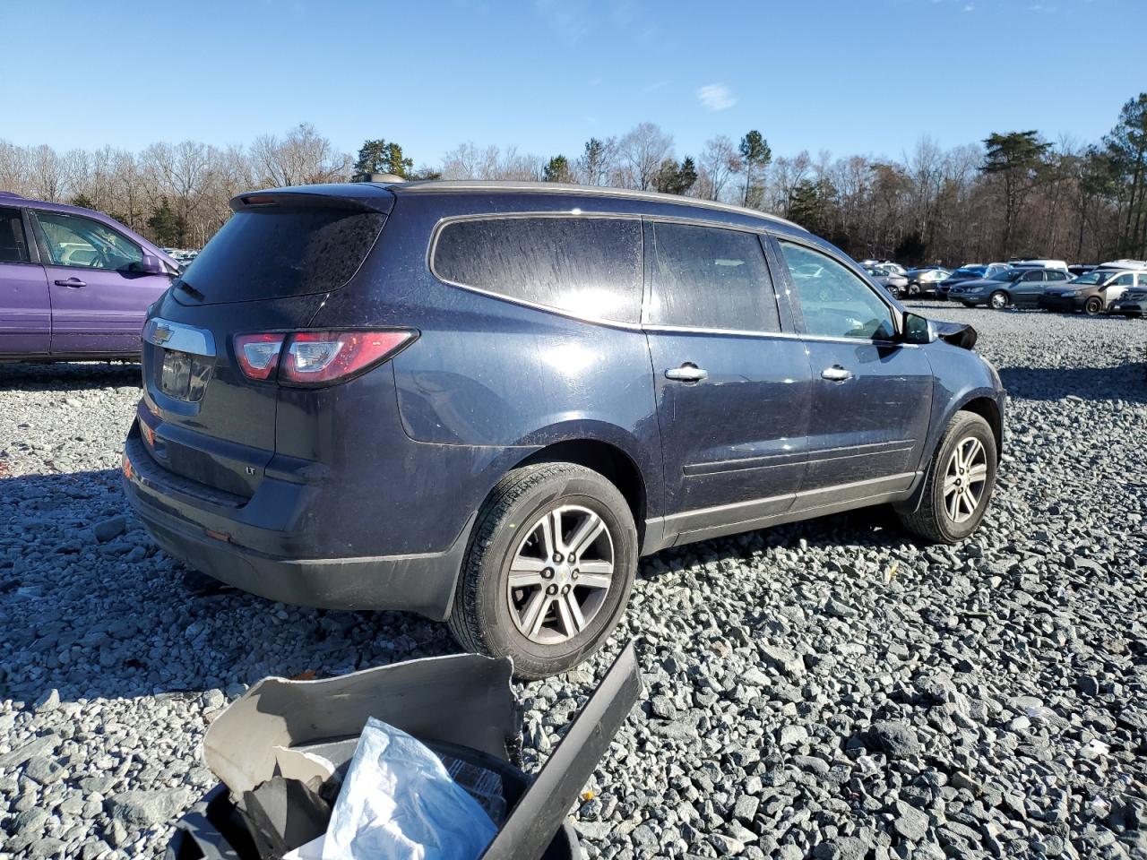 2017 Chevrolet Traverse VIN 1GNKRHKD2HJ175330 Copart auction photo, front end damage thumbnail 3