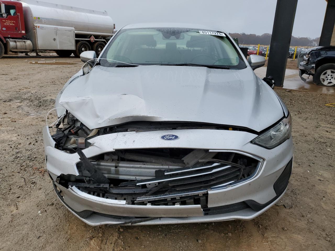 2019 Ford Fusion VIN 3FA6P0LU0KR263392 Copart auction photo, all over damage thumbnail 5