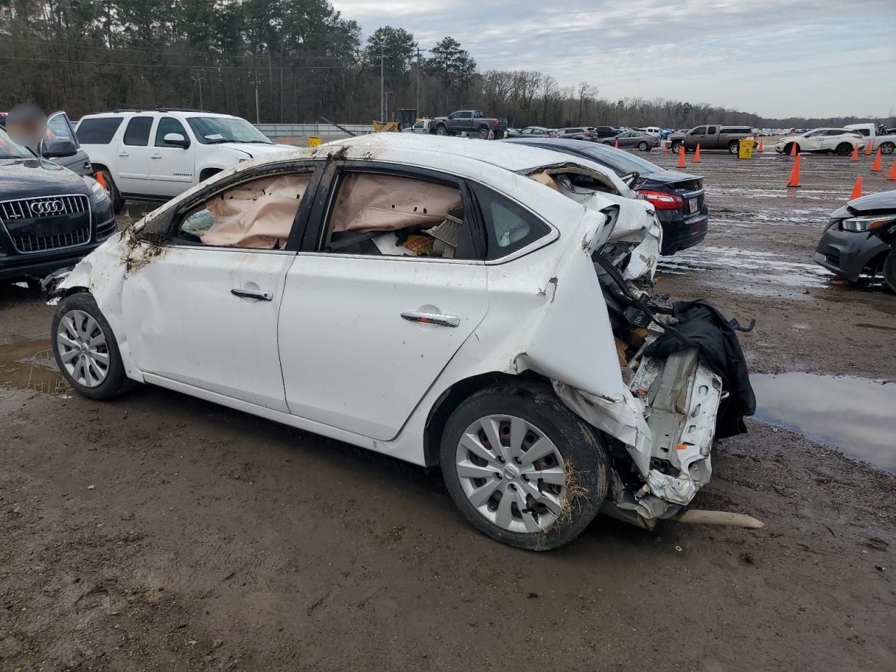 2017 Nissan Sentra VIN 3N1AB7AP8HY223720 Copart auction photo, all over damage thumbnail 2