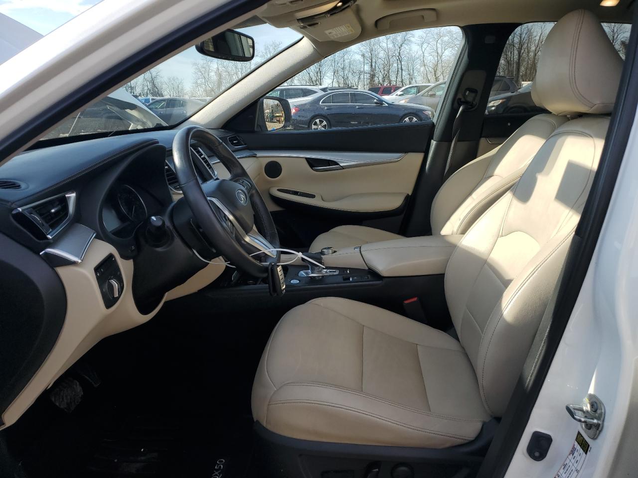 2021 Infiniti QX50 VIN 3PCAJ5BB2MF108558 Copart auction photo, side damage thumbnail 7
