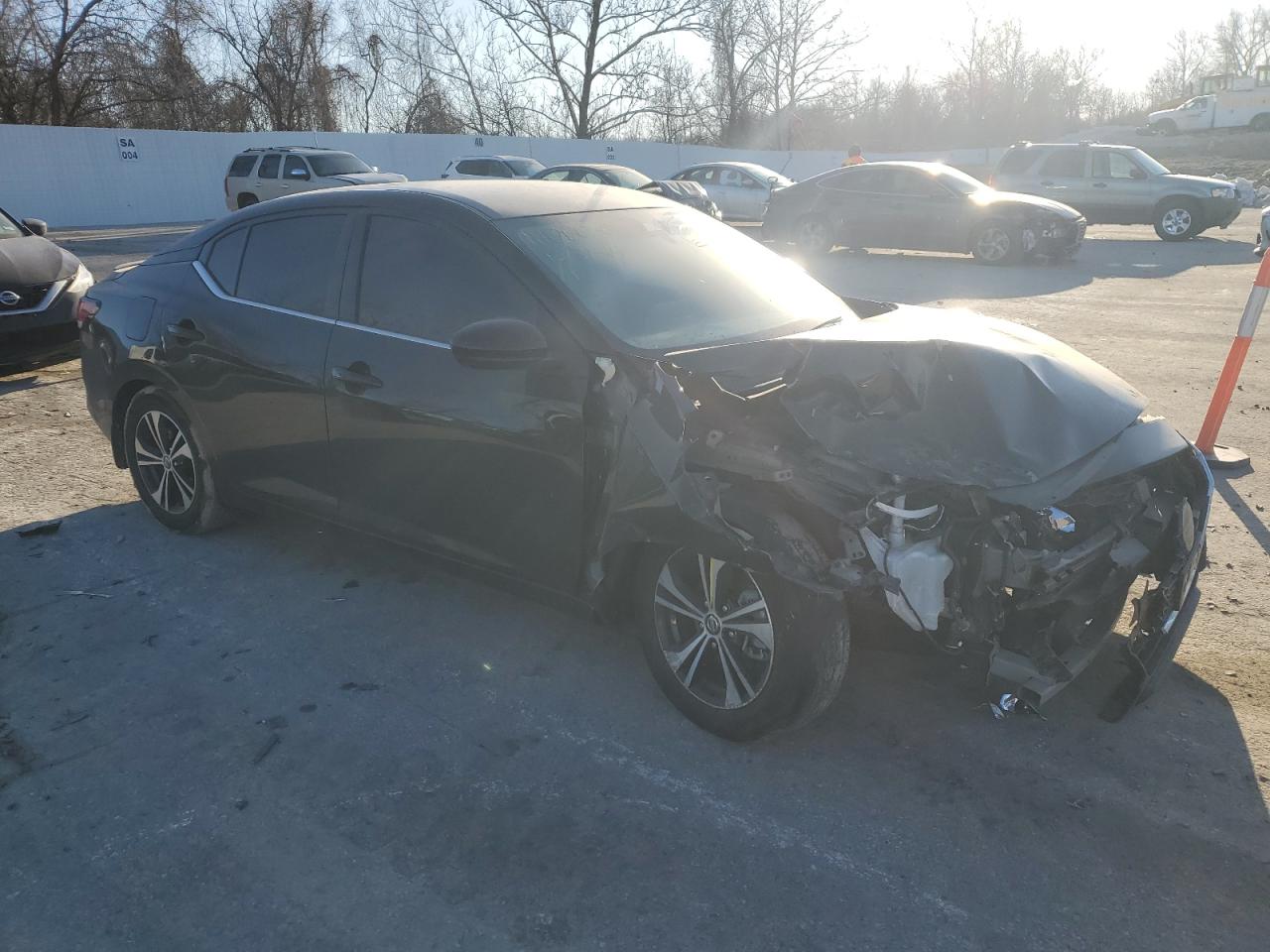 2021 Nissan Sentra VIN 3N1AB8CV1MY264590 Copart auction photo, front end damage thumbnail 4
