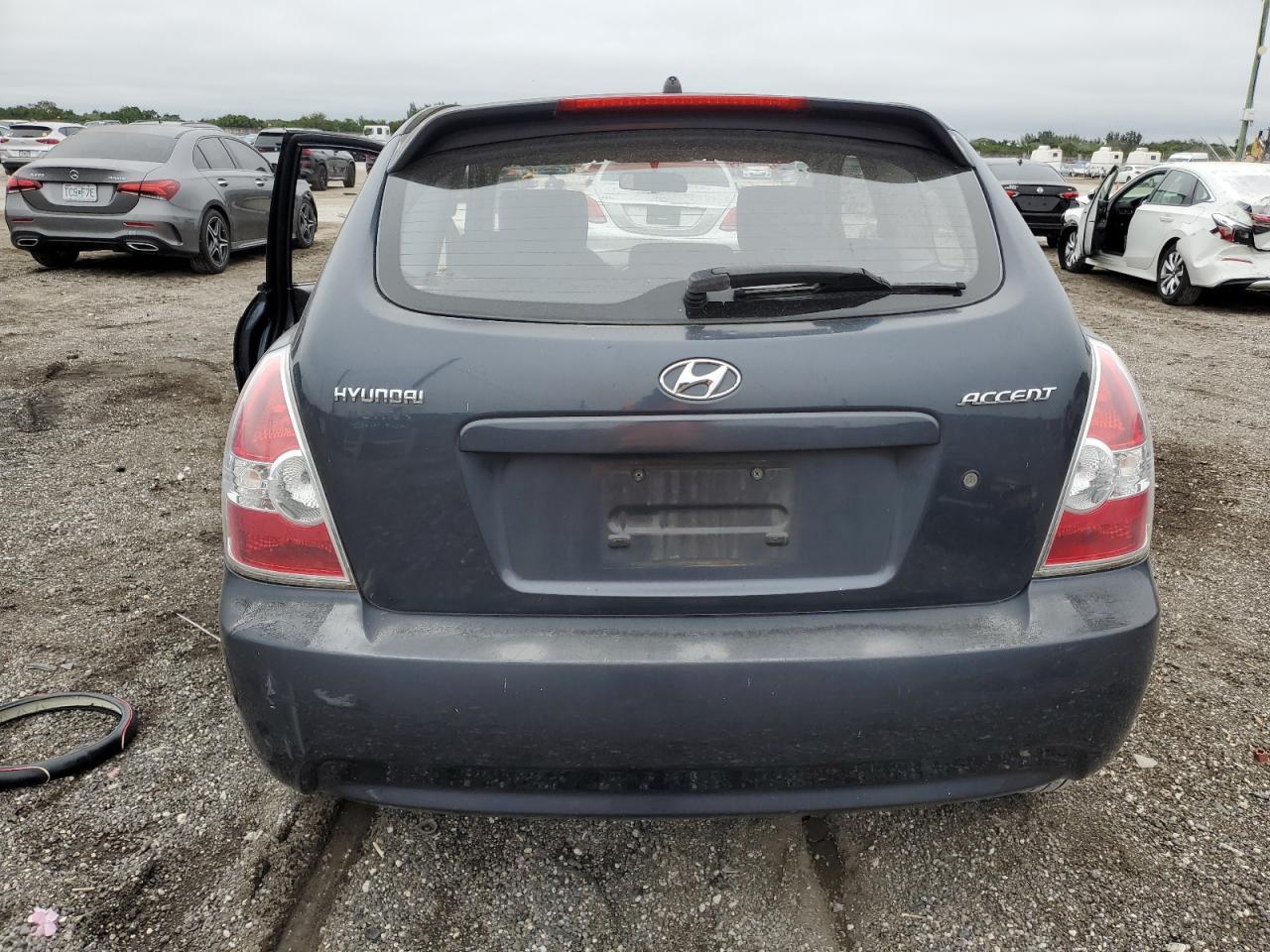 2010 Hyundai Accent VIN KMHCM3AC9AU158161 Copart auction photo, all over damage thumbnail 6