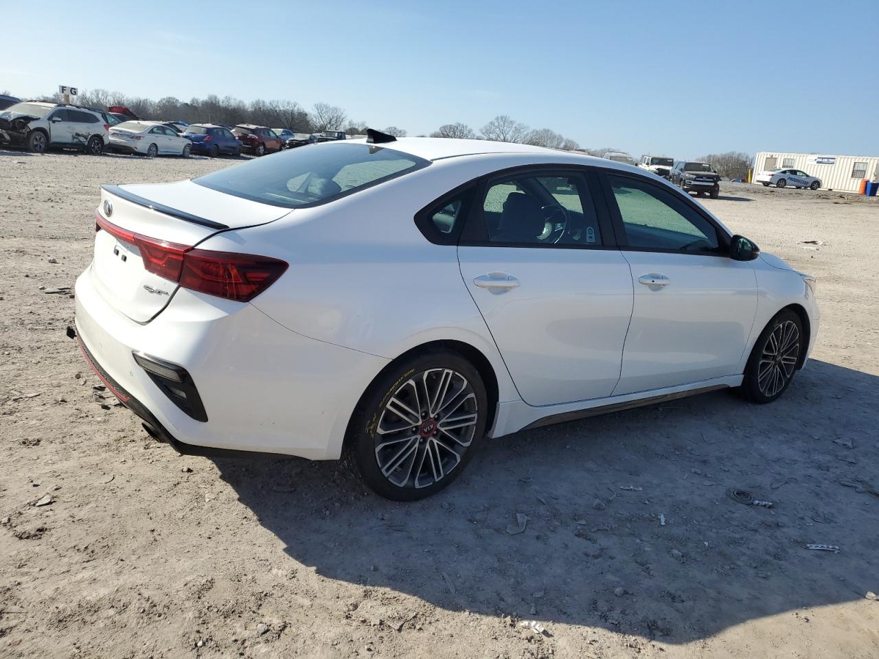 2021 KIA Forte VIN 3KPF44AC3ME315550 Copart auction photo, all over / undercarriage damage thumbnail 3