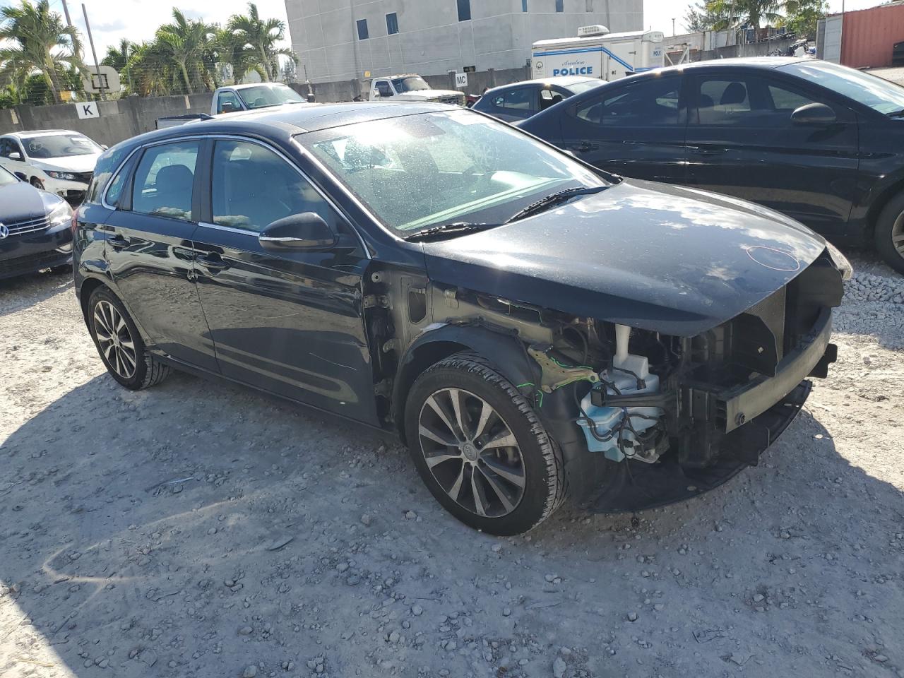 2020 Hyundai Elantra VIN KMHH35LE7LU145575 Copart auction photo, front end damage thumbnail 4