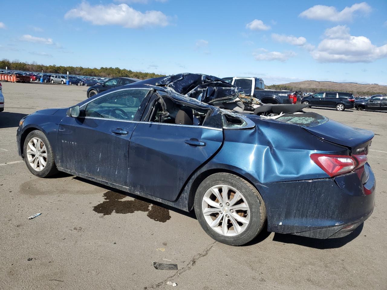 2020 Chevrolet Malibu VIN 1G1ZD5STXLF078683 Copart auction photo, rollover damage thumbnail 2