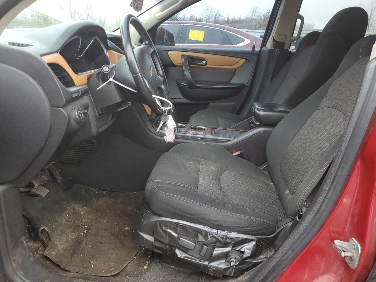 2013 Chevrolet Traverse VIN 1GNKVGKD2DJ245585 Copart auction photo, front end damage thumbnail 7