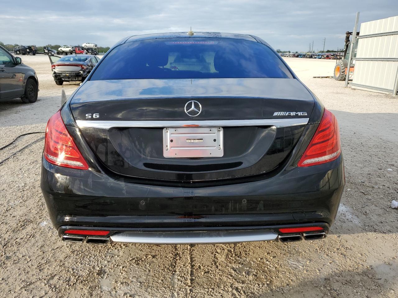 2015 Mercedes-Benz S-klasse VIN WDDUG7JB5FA111061 Copart auction photo, front end / undercarriage damage thumbnail 6