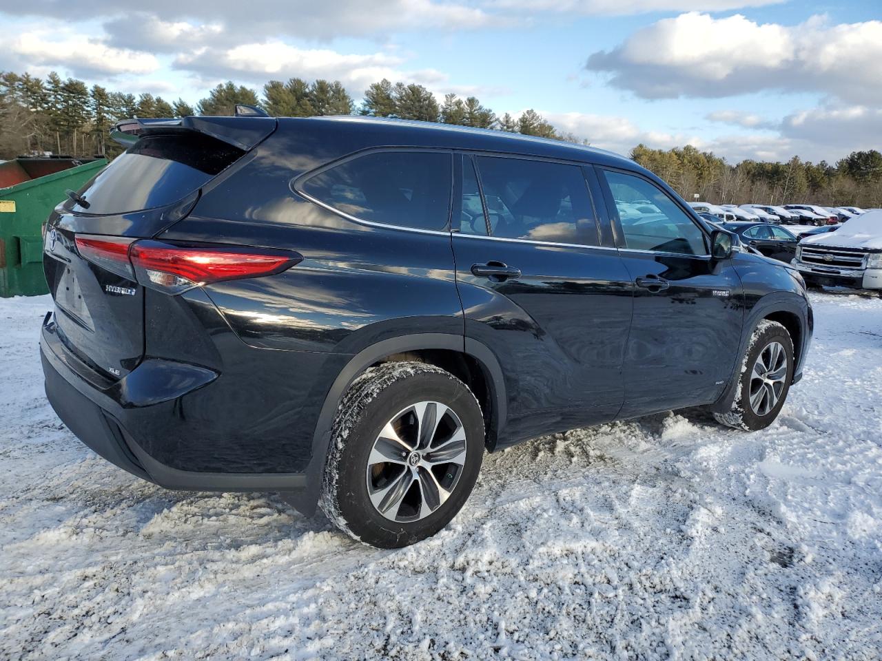 2020 Toyota Highlander VIN 5TDGBRCH8LS501931 Copart auction photo, rear end damage thumbnail 3