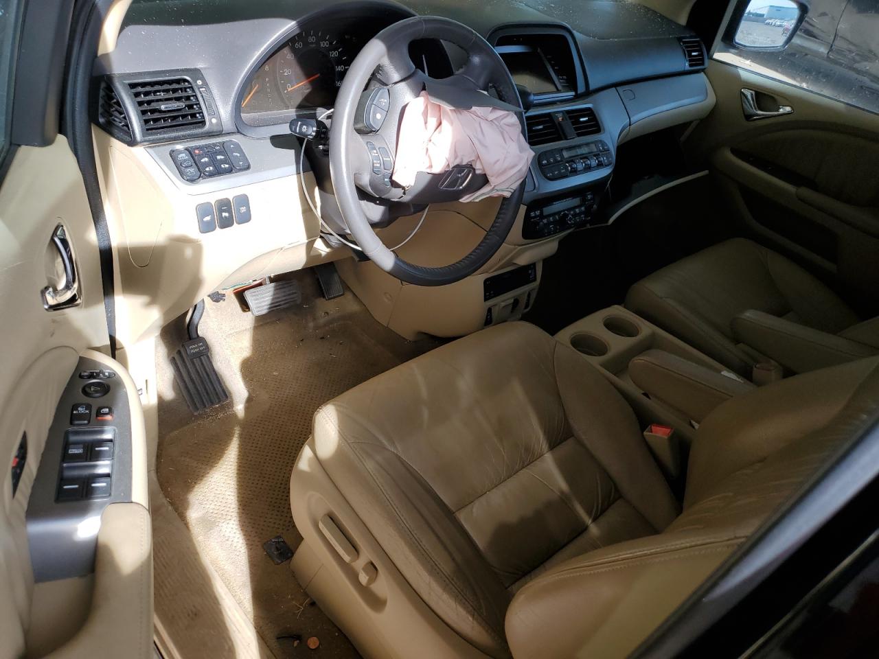 2009 Honda Odyssey VIN 5FNRL38889B030694 Copart auction photo, front end / side damage thumbnail 8
