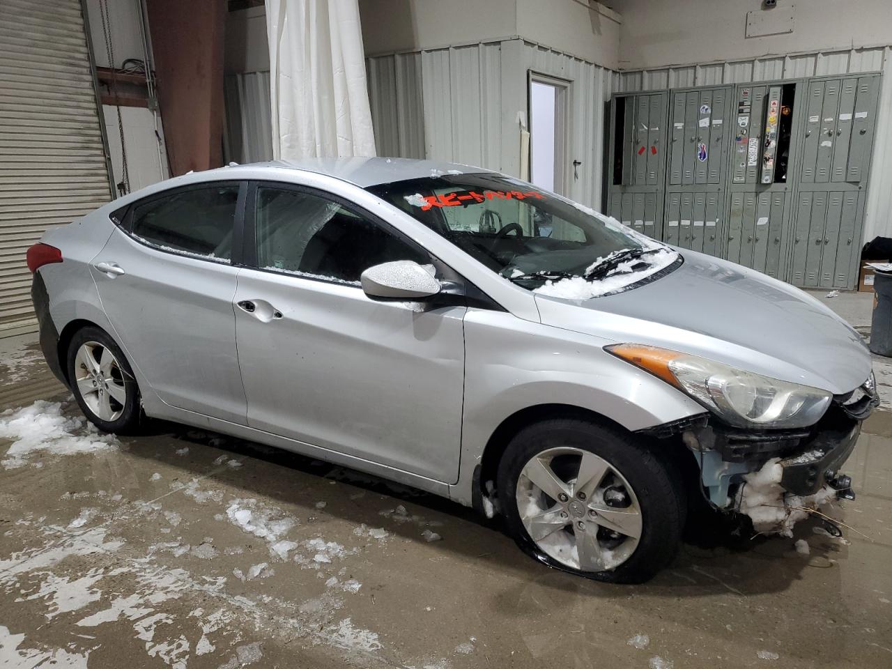 2013 Hyundai Elantra VIN 5NPDH4AEXDH354645 Copart auction photo, all over damage thumbnail 4