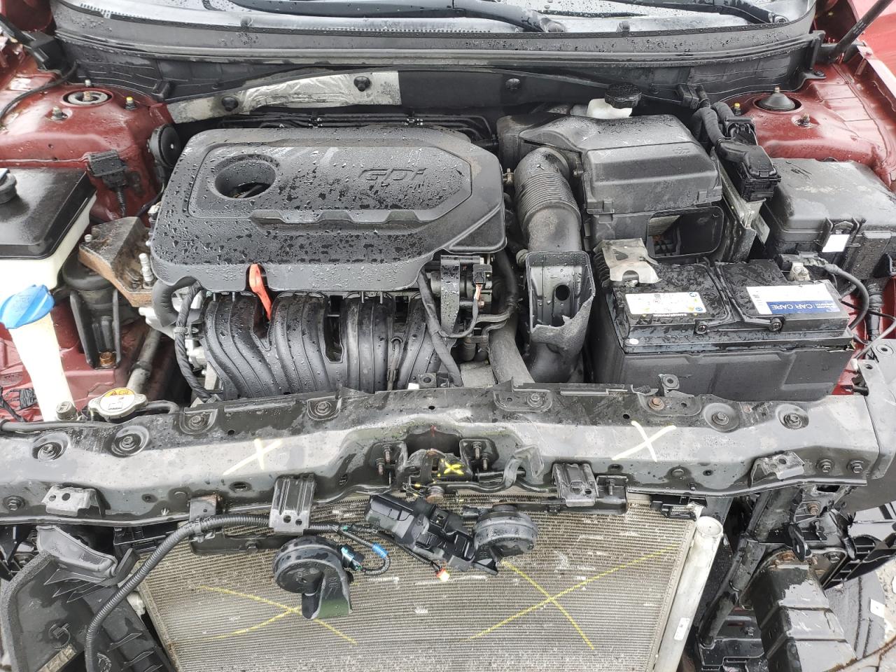 2015 Hyundai Sonata VIN 5NPE34AF8FH148173 Copart auction photo, front end damage thumbnail 11