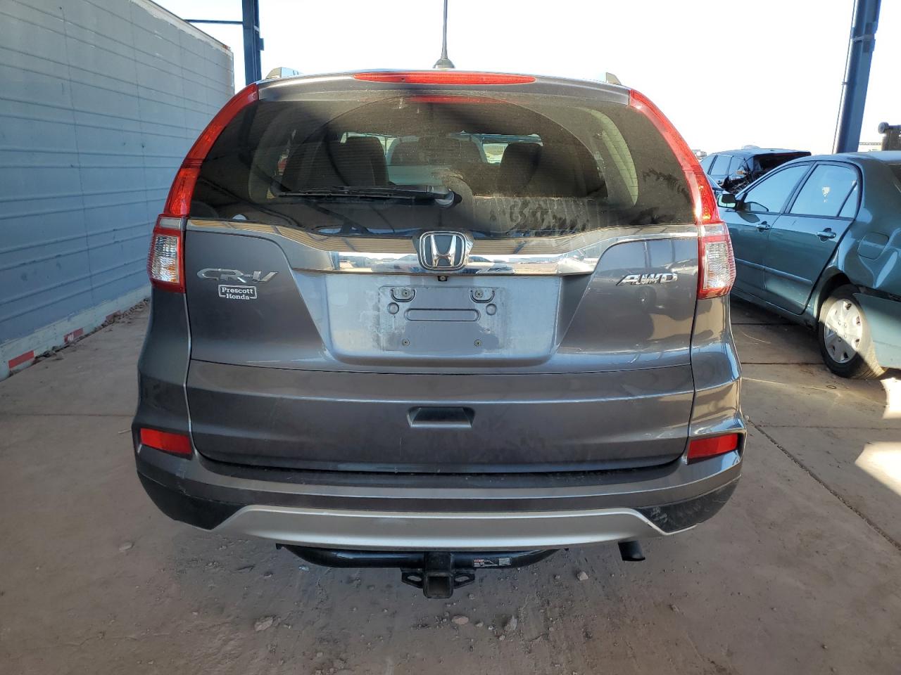2015 Honda CR-V VIN 2HKRM4H72FH662405 Copart auction photo, front end damage thumbnail 6