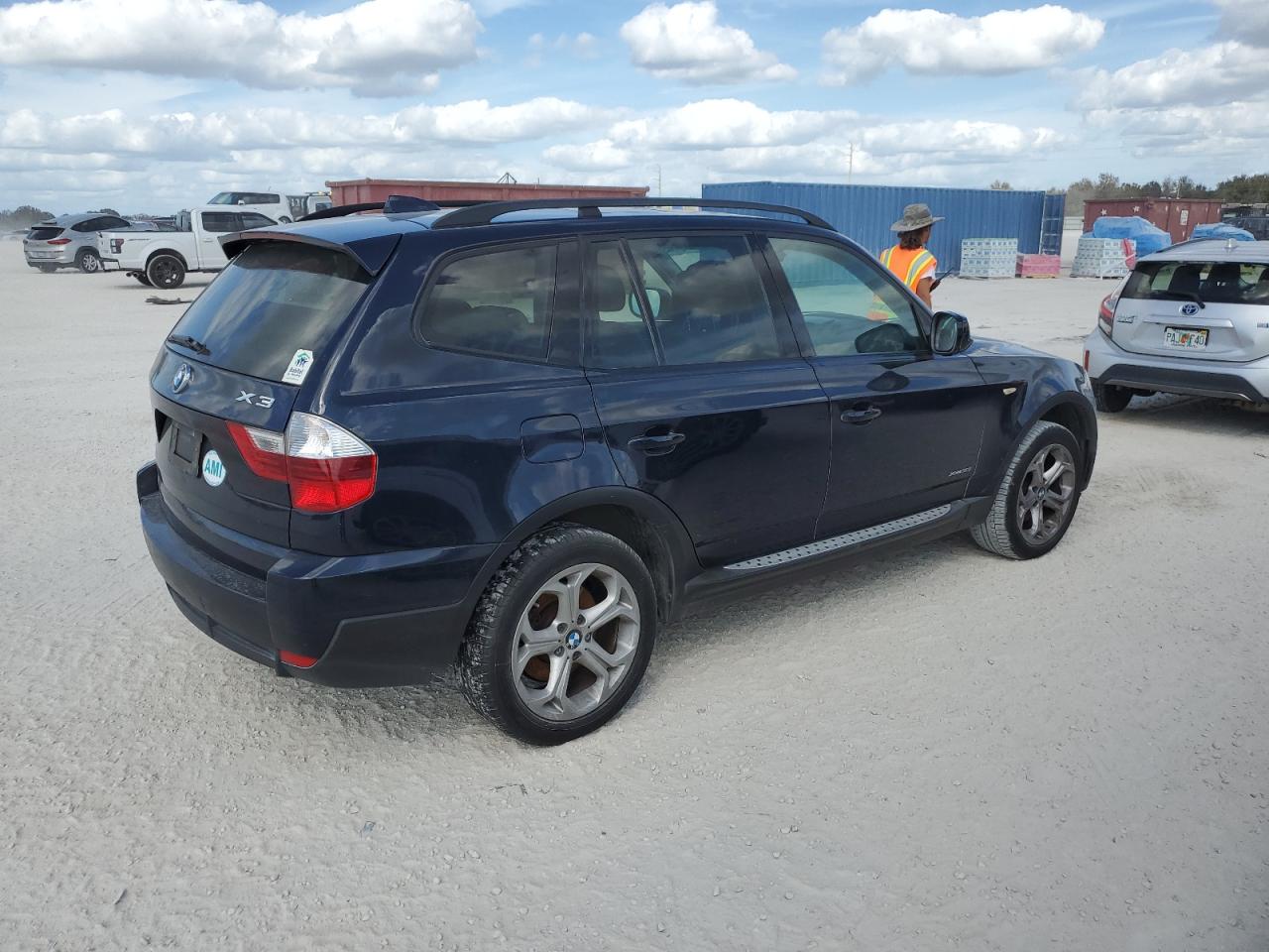 2010 BMW X3 VIN WBXPC9C44AWE79391 Copart auction photo, water/flood damage thumbnail 3
