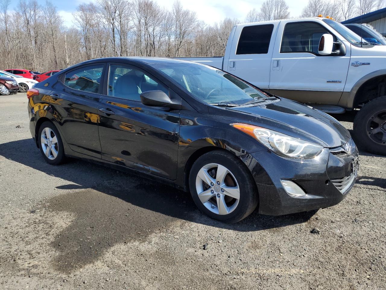 2012 Hyundai Elantra VIN 5NPDH4AE3CH134794 Copart auction photo, minor dent/scratches damage thumbnail 4