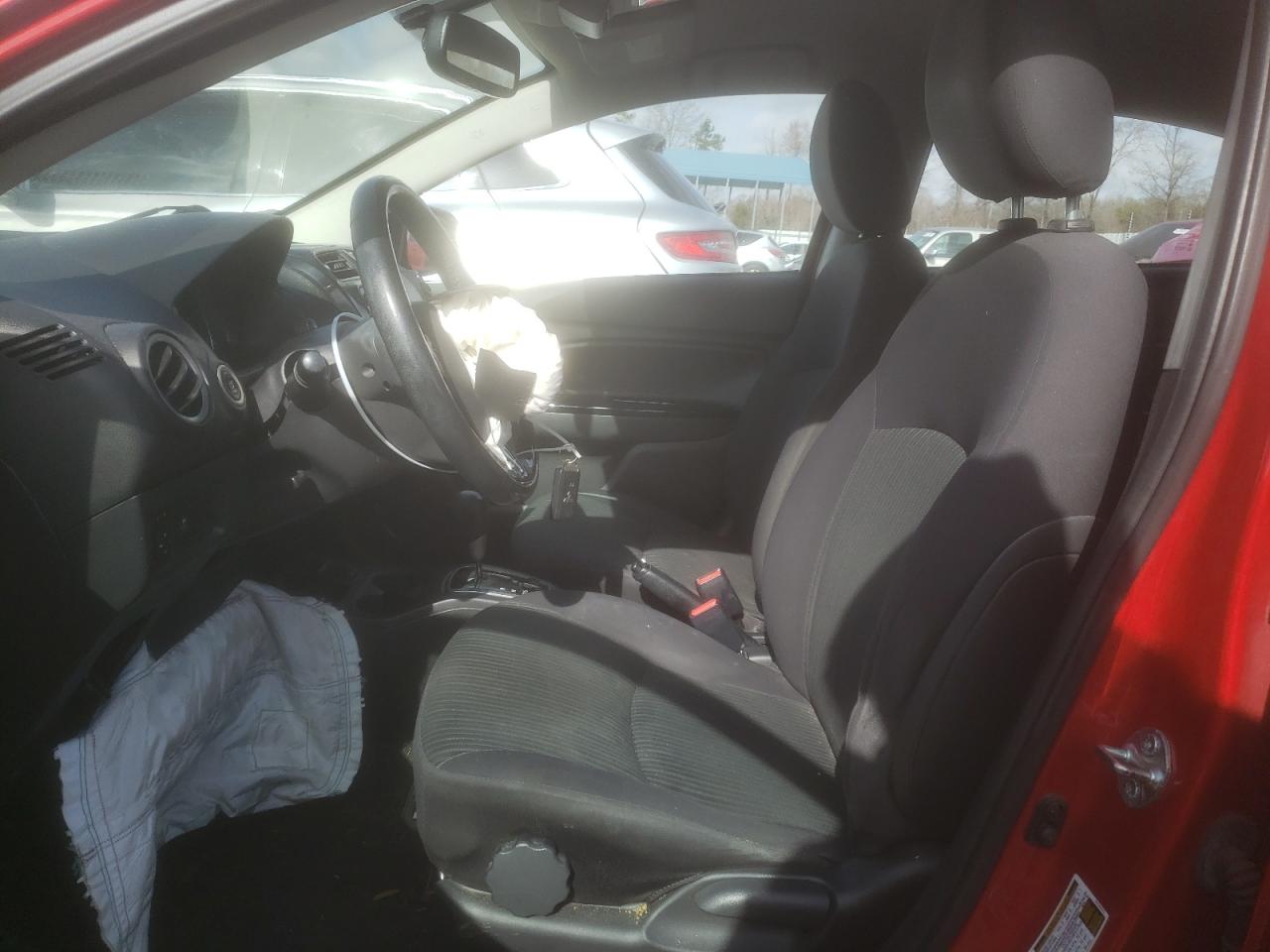2017 Mitsubishi Mirage VIN ML32F4FJ8HHF18021 Copart auction photo, front end / side damage thumbnail 7
