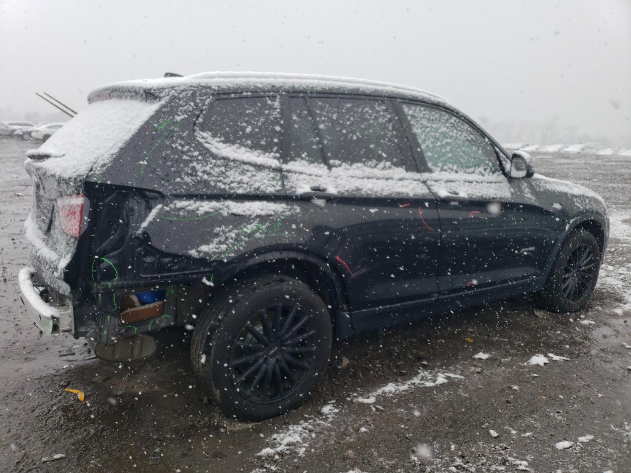 2017 BMW X3 VIN 5UXWX9C32H0W76511 Copart auction photo, rear end / minor dent/scratches damage thumbnail 3