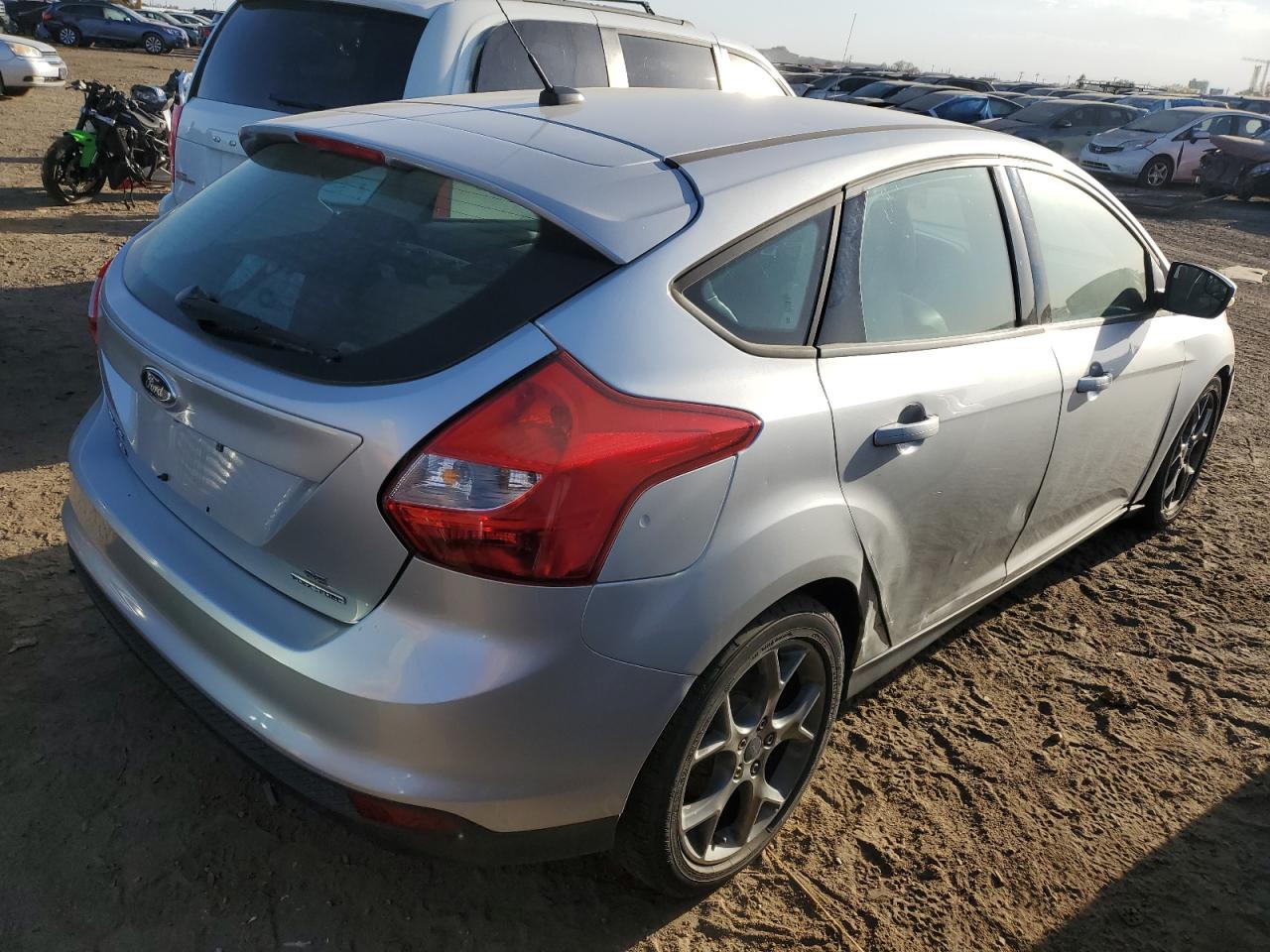 2014 Ford Focus VIN 1FADP3K22EL381777 Copart auction photo, mechanical damage thumbnail 3