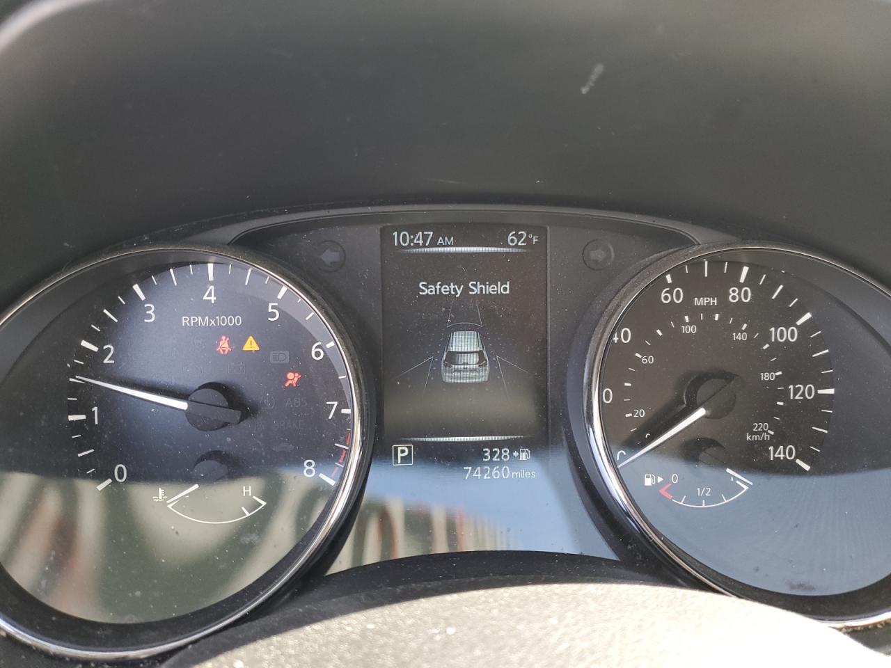 2017 Nissan Rogue VIN JN8AT2MT8HW141729 Copart auction photo, front end damage thumbnail 9