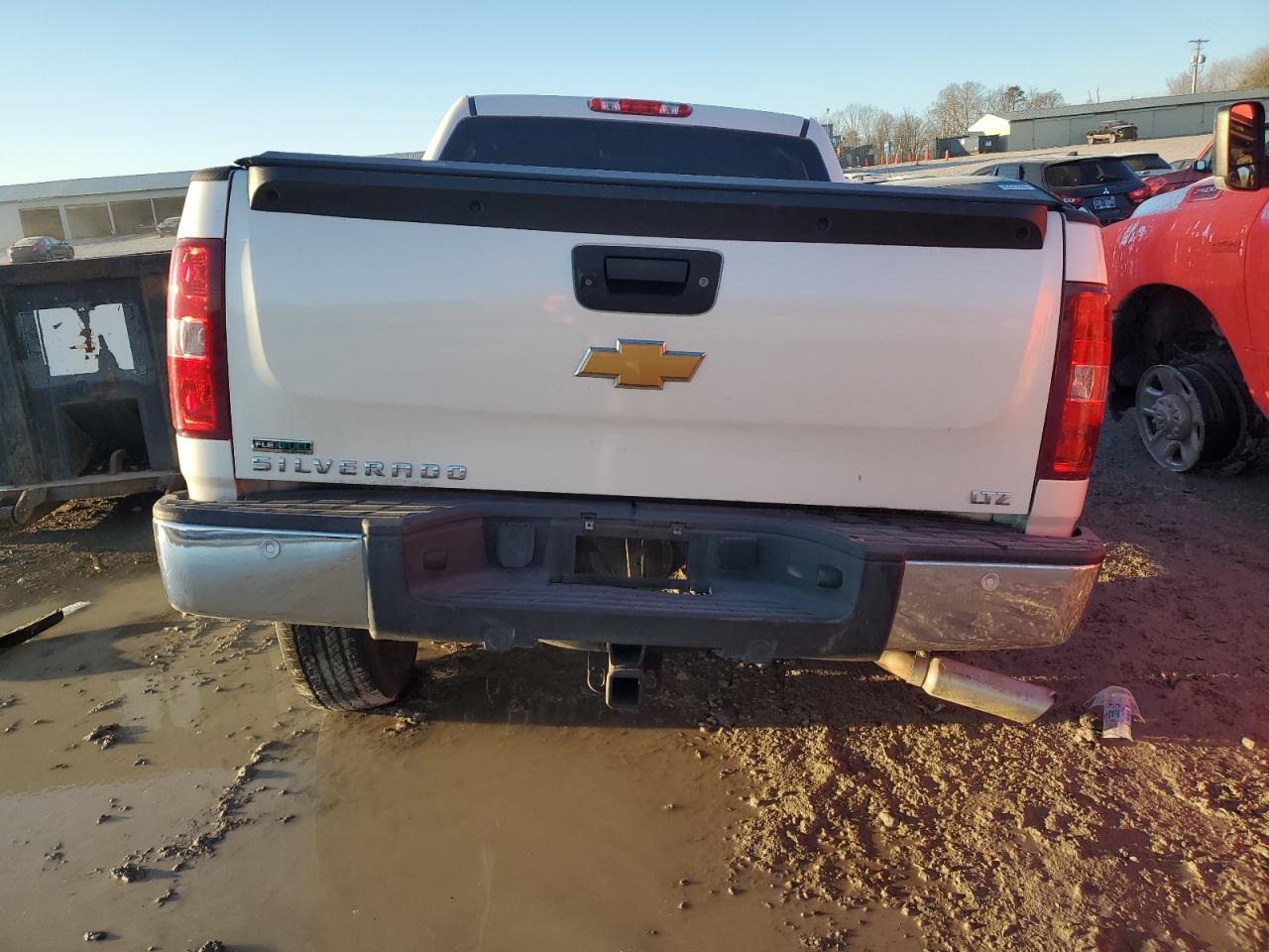 2011 Chevrolet Silverado VIN 3GCPKTE31BG229055 Copart auction photo, undercarriage / front end damage thumbnail 6