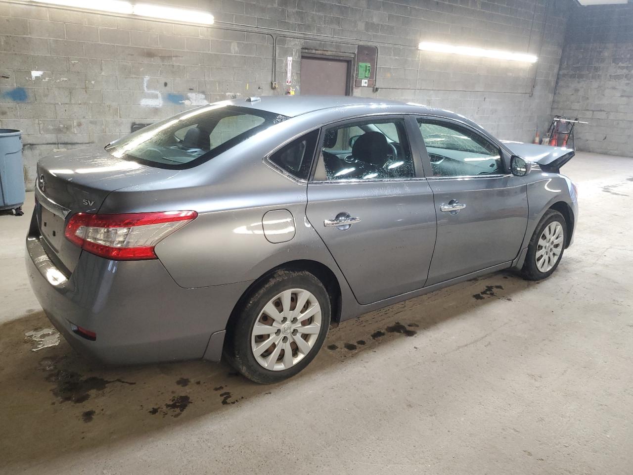 2015 Nissan Sentra VIN 3N1AB7AP7FL682697 Copart auction photo, front end / top/roof damage thumbnail 3