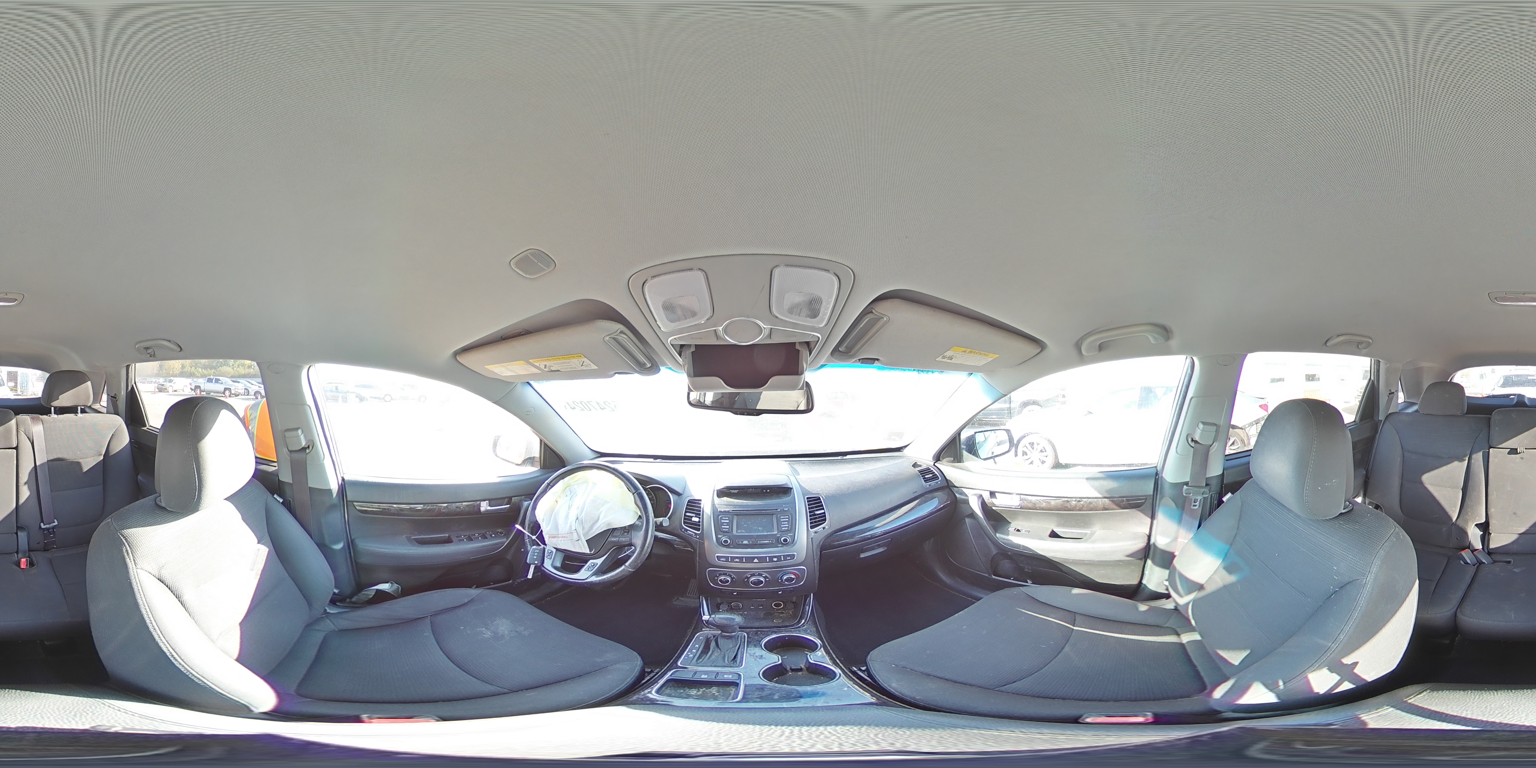 2014 KIA Sorento VIN 5XYKT3A69EG455046 Copart auction photo, front end damage thumbnail 15