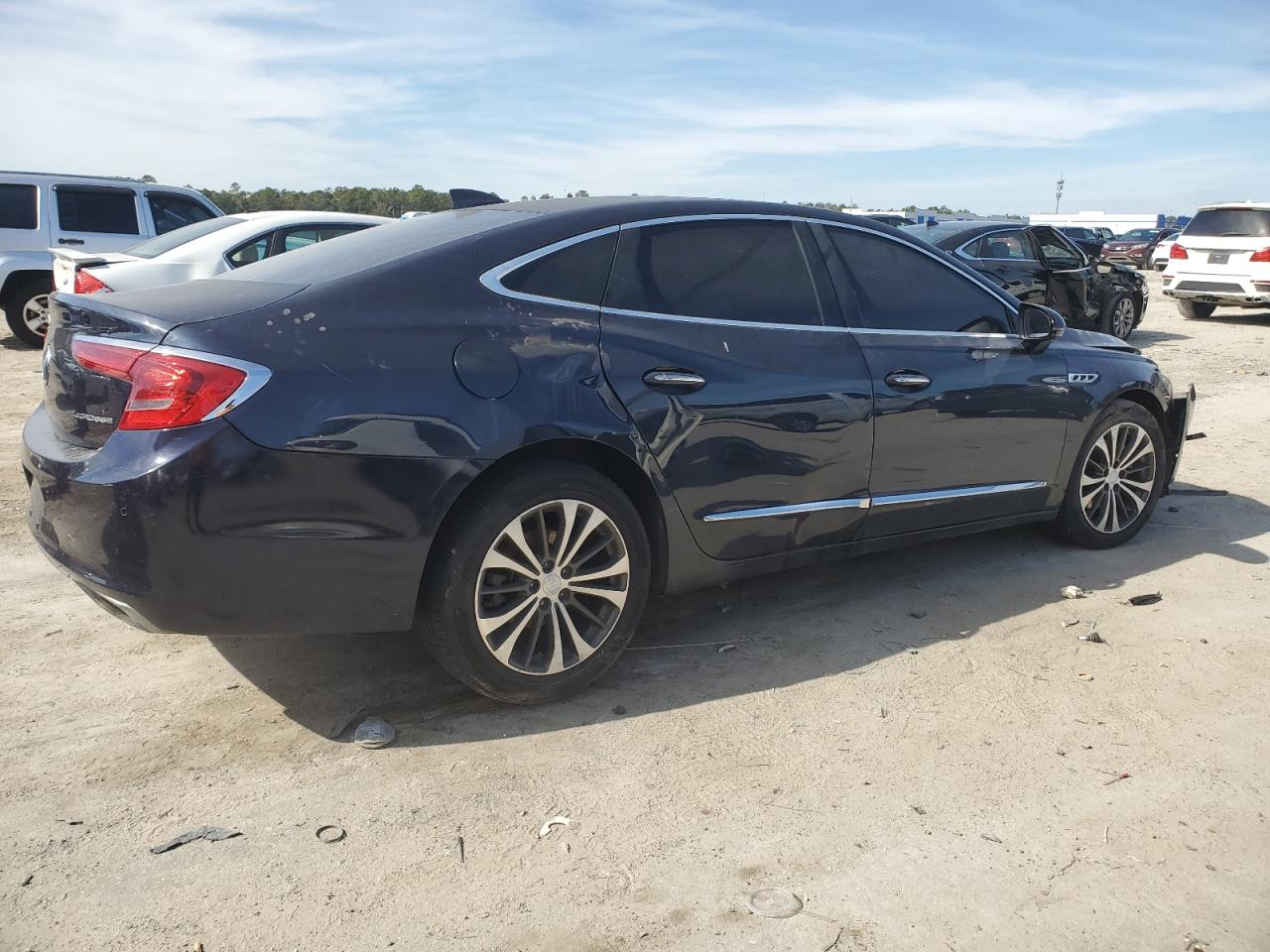 2017 Buick LaCrosse VIN 1G4ZP5SS3HU152109 Copart auction photo, front end / side damage thumbnail 3