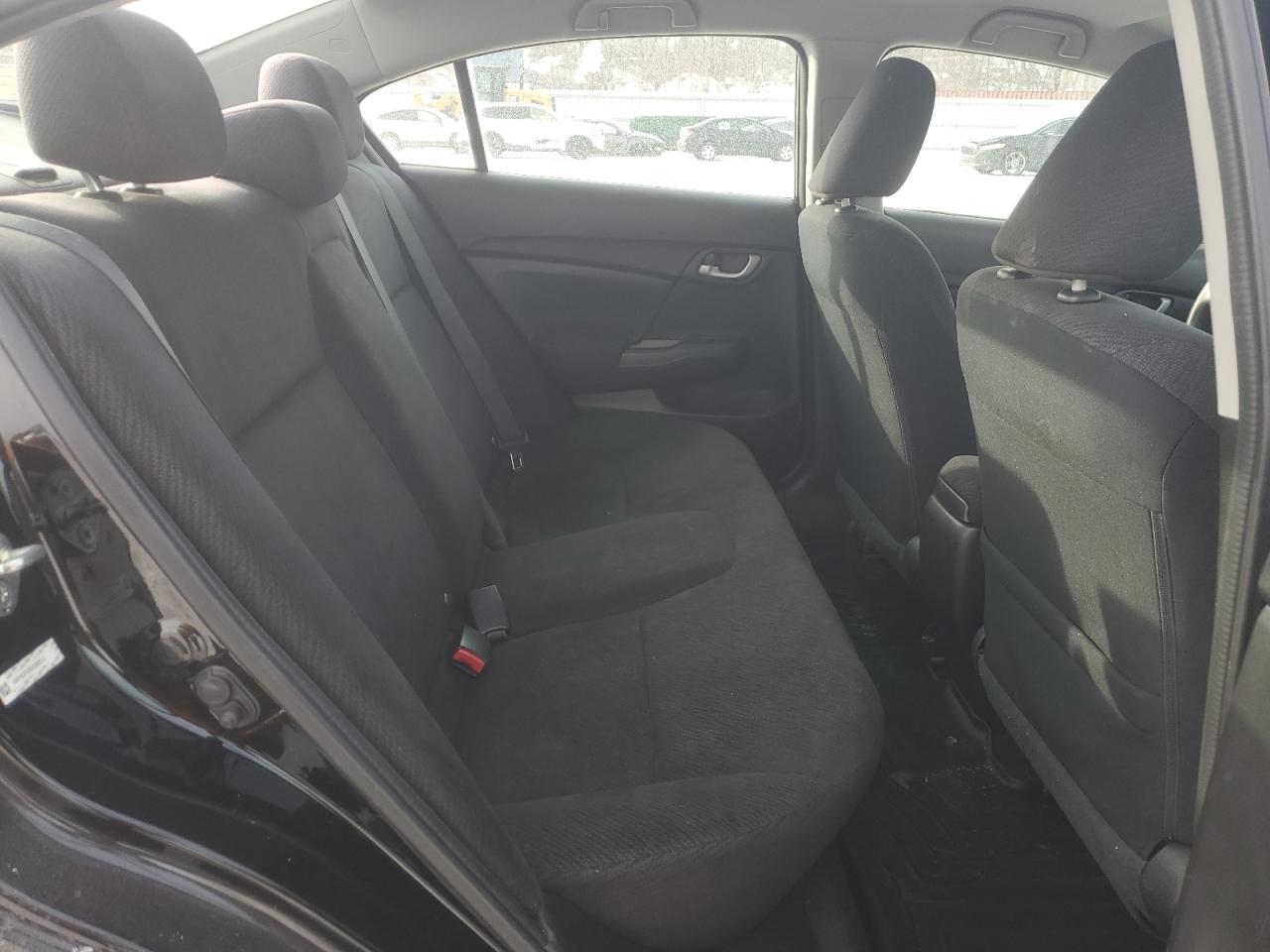 2013 Honda Civic VIN 19XFB2F55DE000513 Copart auction photo, front end / rear end damage thumbnail 10