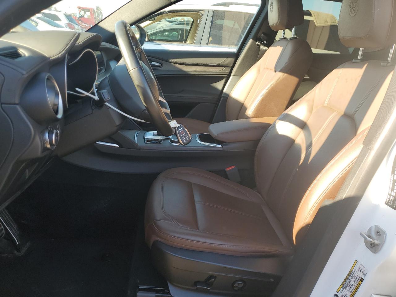 2022 Alfa Romeo Stelvio VIN ZASPAKBNXN7D26569 Copart auction photo, front end / side damage thumbnail 7