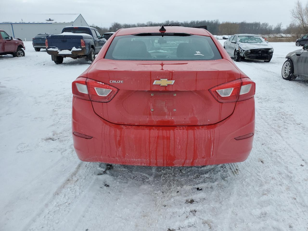 2017 Chevrolet Cruze VIN 1G1BC5SM0H7150666 Copart auction photo, undercarriage damage thumbnail 6