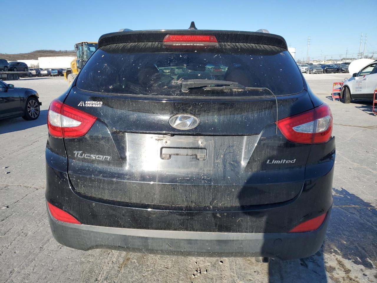 2015 Hyundai Tucson VIN KM8JU3AG0FU112865 Copart auction photo, front end / rear end damage thumbnail 6