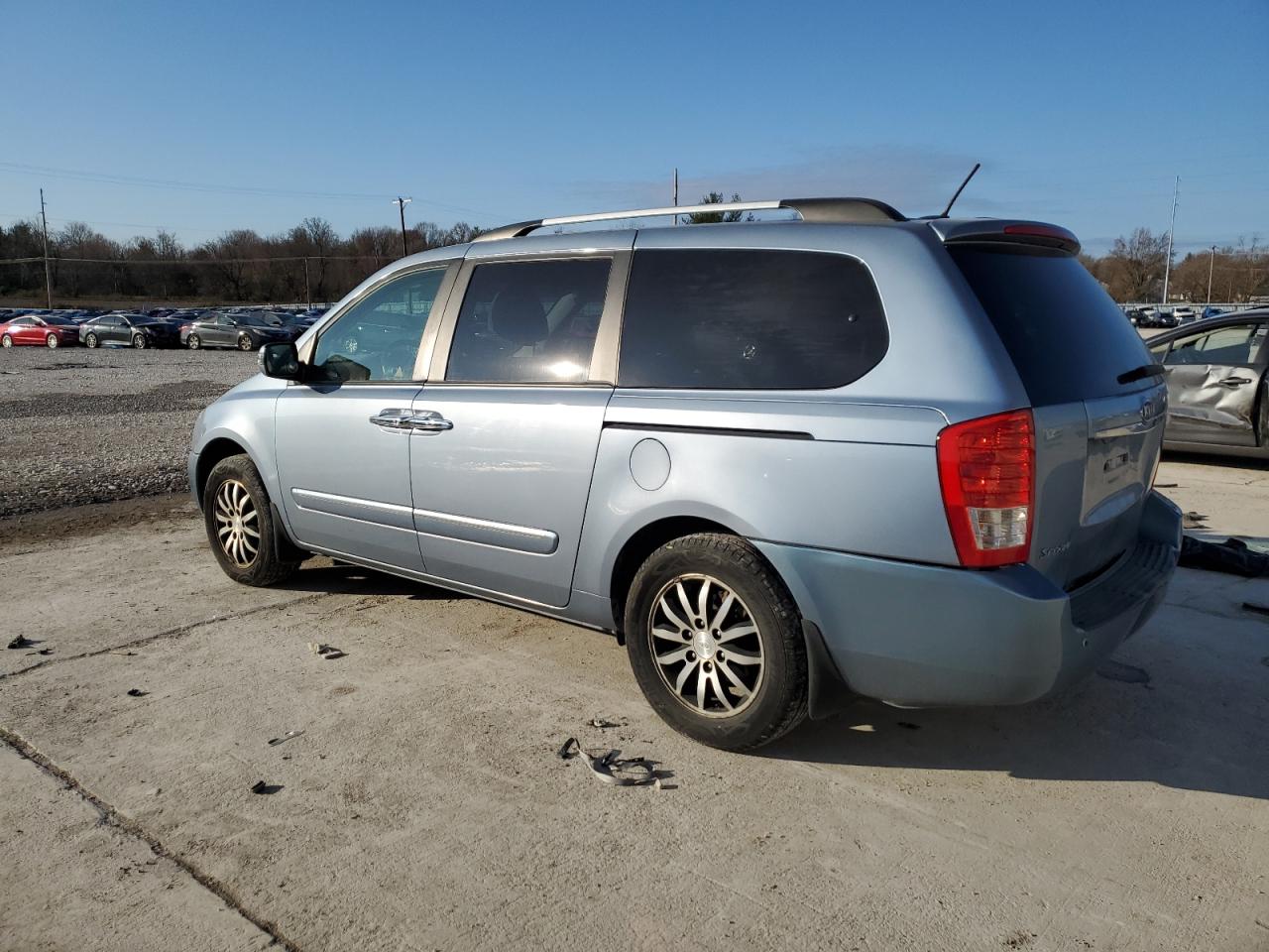 2012 KIA Sedona VIN KNDMH4C76C6419823 Copart auction photo, rear end damage thumbnail 2