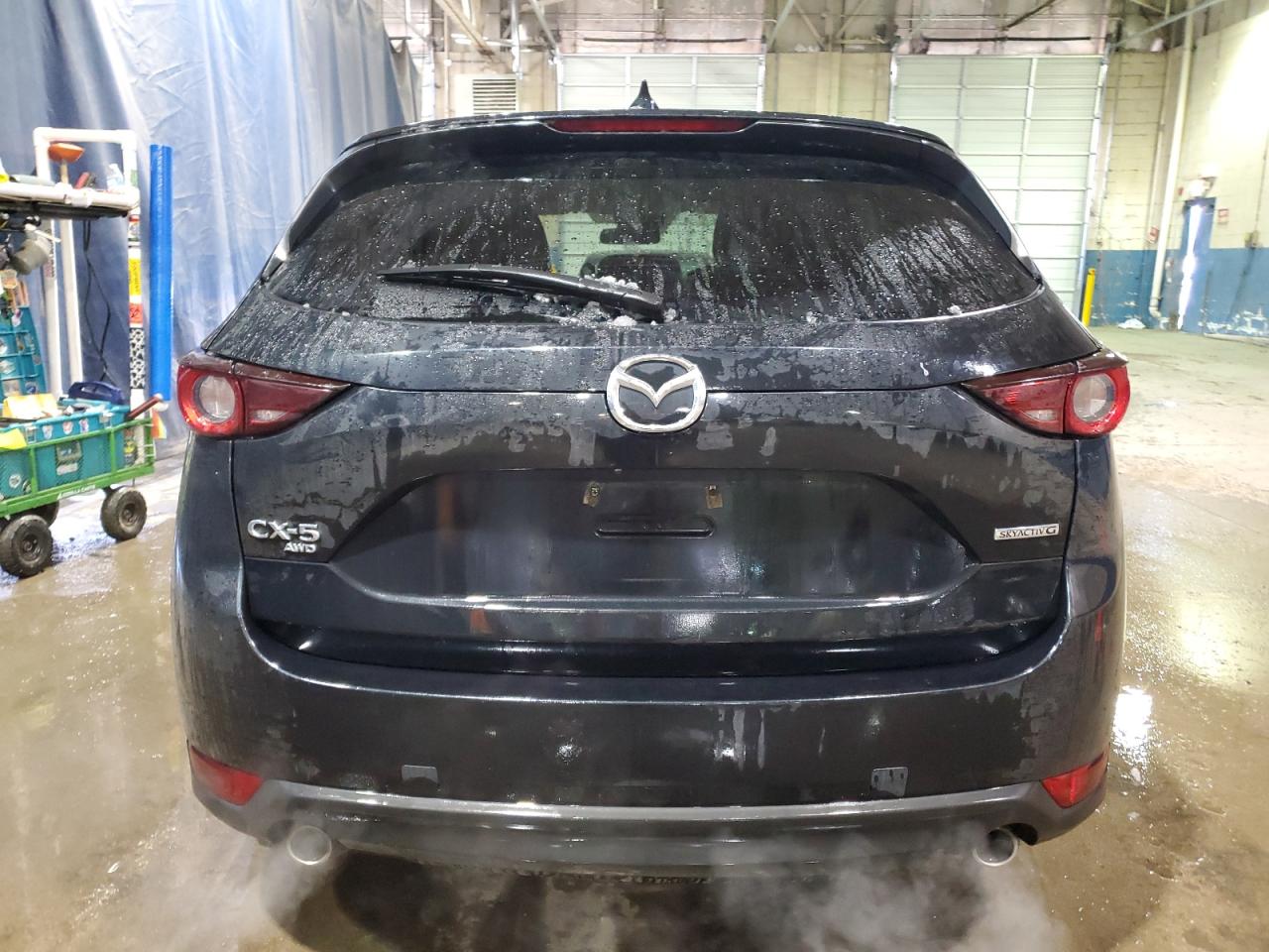2021 Mazda CX-5 VIN JM3KFBCM0M0337718 Copart auction photo, rear end / minor dent/scratches damage thumbnail 6