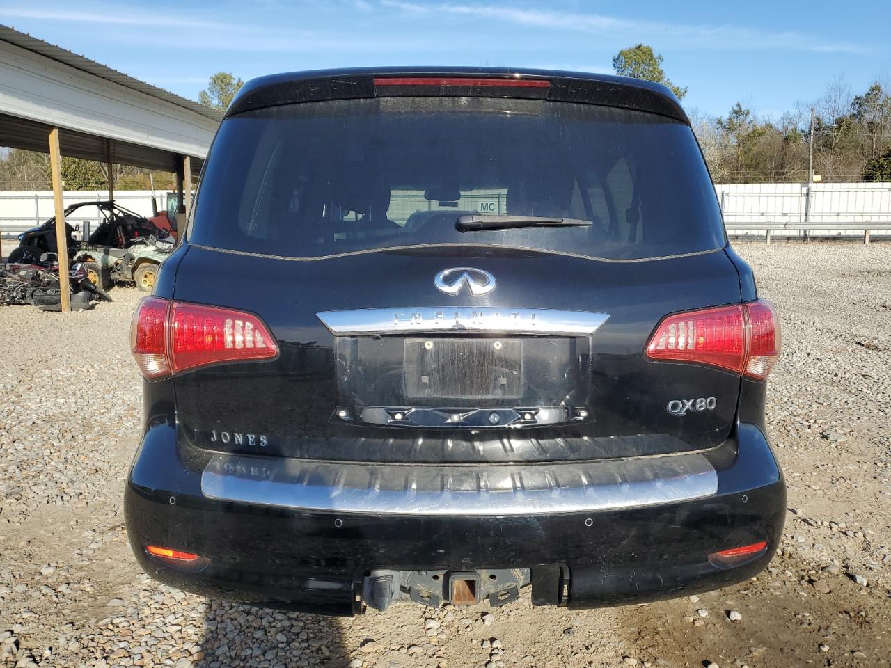 2017 Infiniti QX80 VIN JN8AZ2NF9H9643302 Copart auction photo, front end damage thumbnail 6