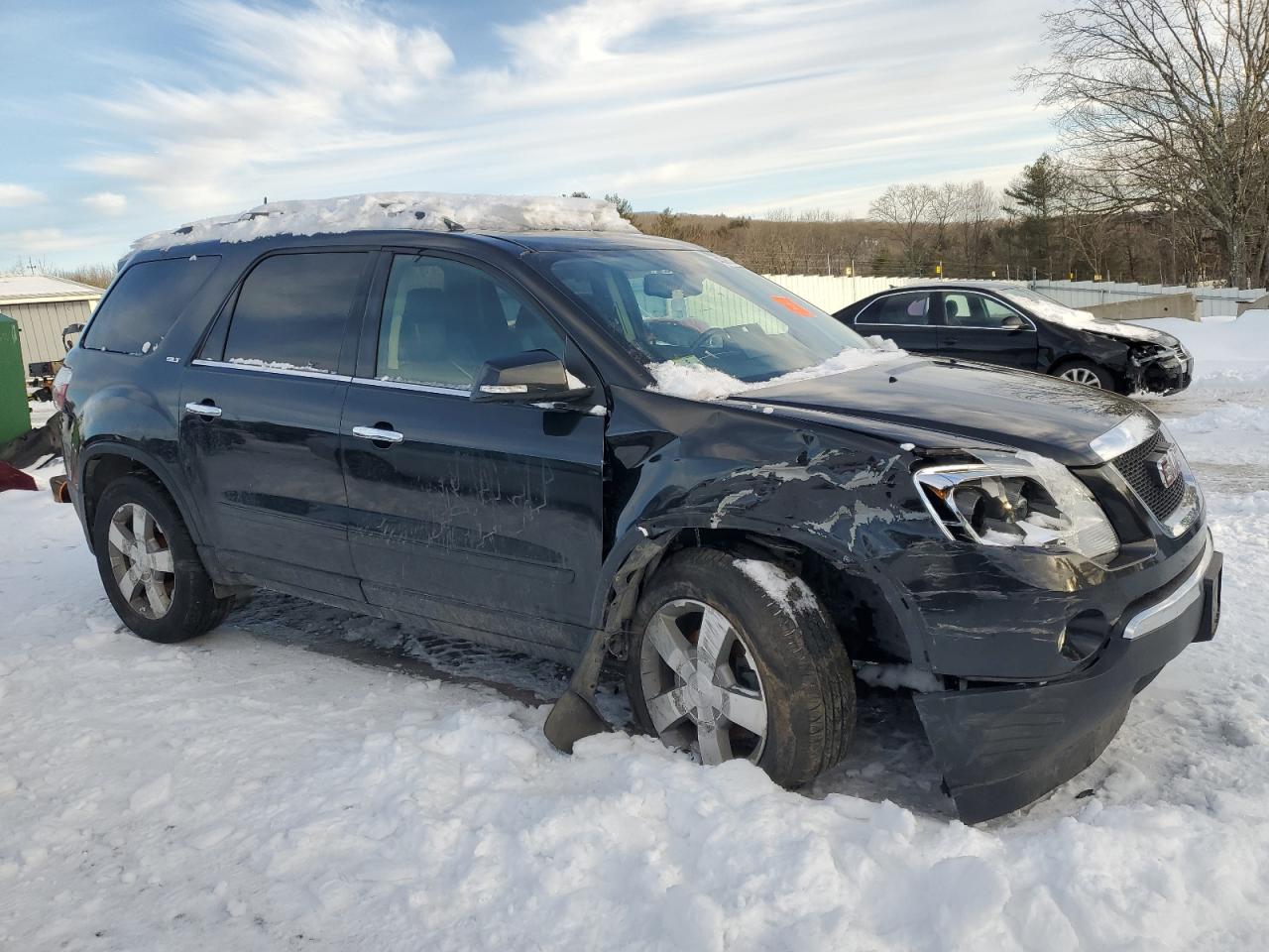 2011 GMC Acadia VIN 1GKKVRED0BJ129240 Copart auction photo, front end / undercarriage damage thumbnail 4