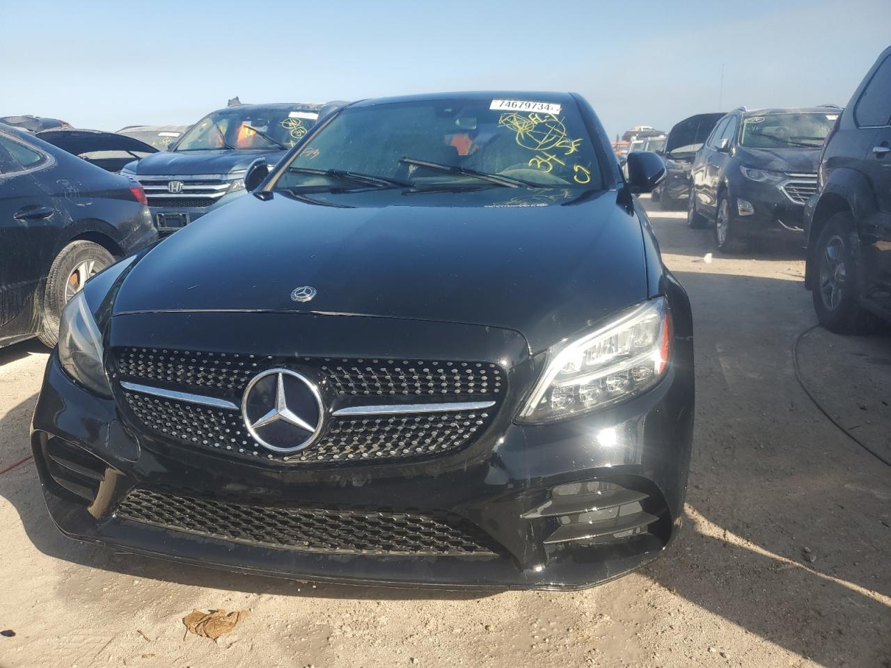 2019 Mercedes-Benz C-klasse VIN 55SWF8DB4KU303756 Copart auction photo, water/flood damage thumbnail 5