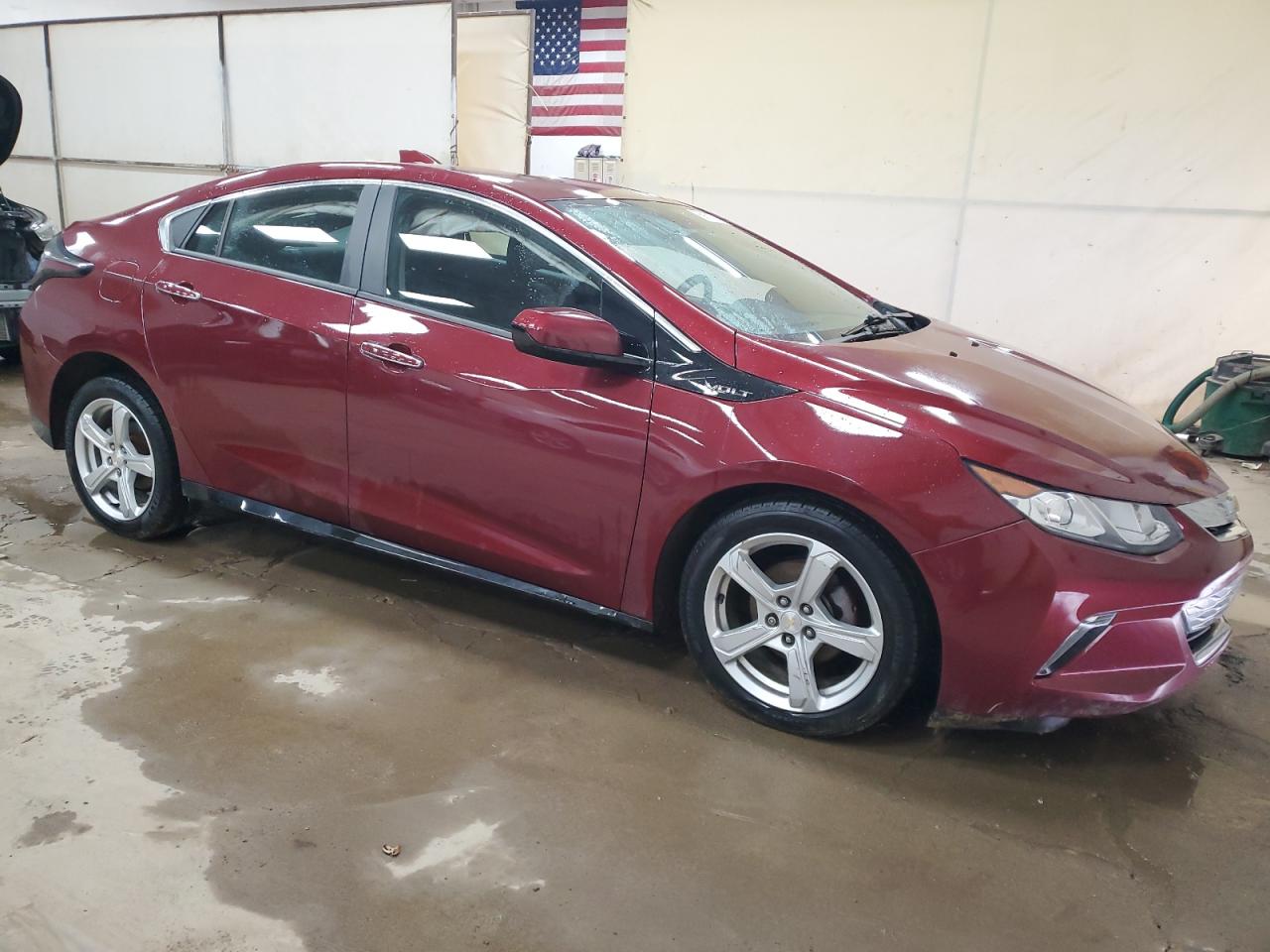 2017 Chevrolet Volt VIN 1G1RA6S56HU110614 Copart auction photo, side damage thumbnail 4