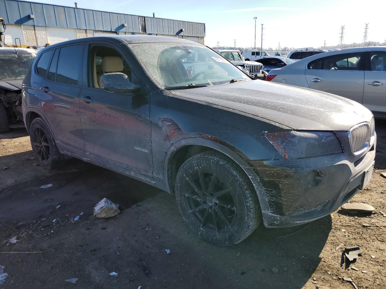 2014 BMW X3 VIN 5UXWX7C59E0E81591 Copart auction photo, rear end damage thumbnail 4