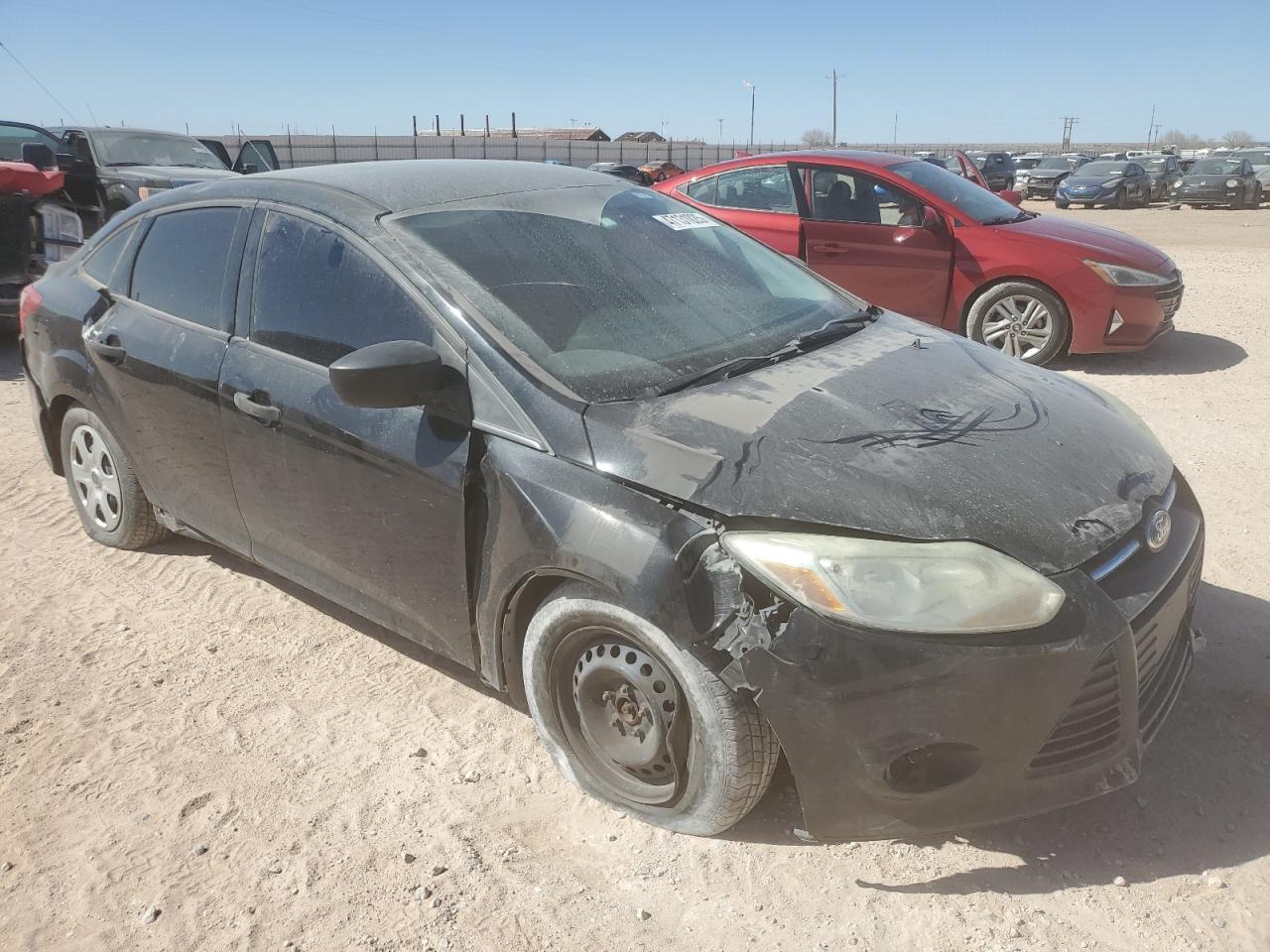 2014 Ford Focus VIN 1FADP3E27EL131771 Copart auction photo, hail / side damage thumbnail 4