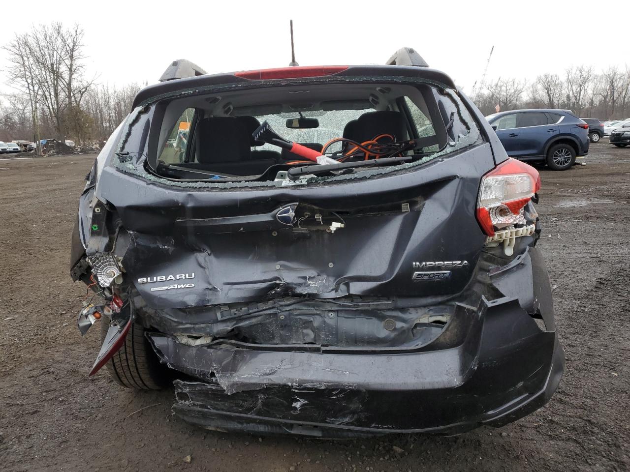 2014 Subaru Impreza VIN JF1GPAL62E8228757 Copart auction photo, rear end / side damage thumbnail 6