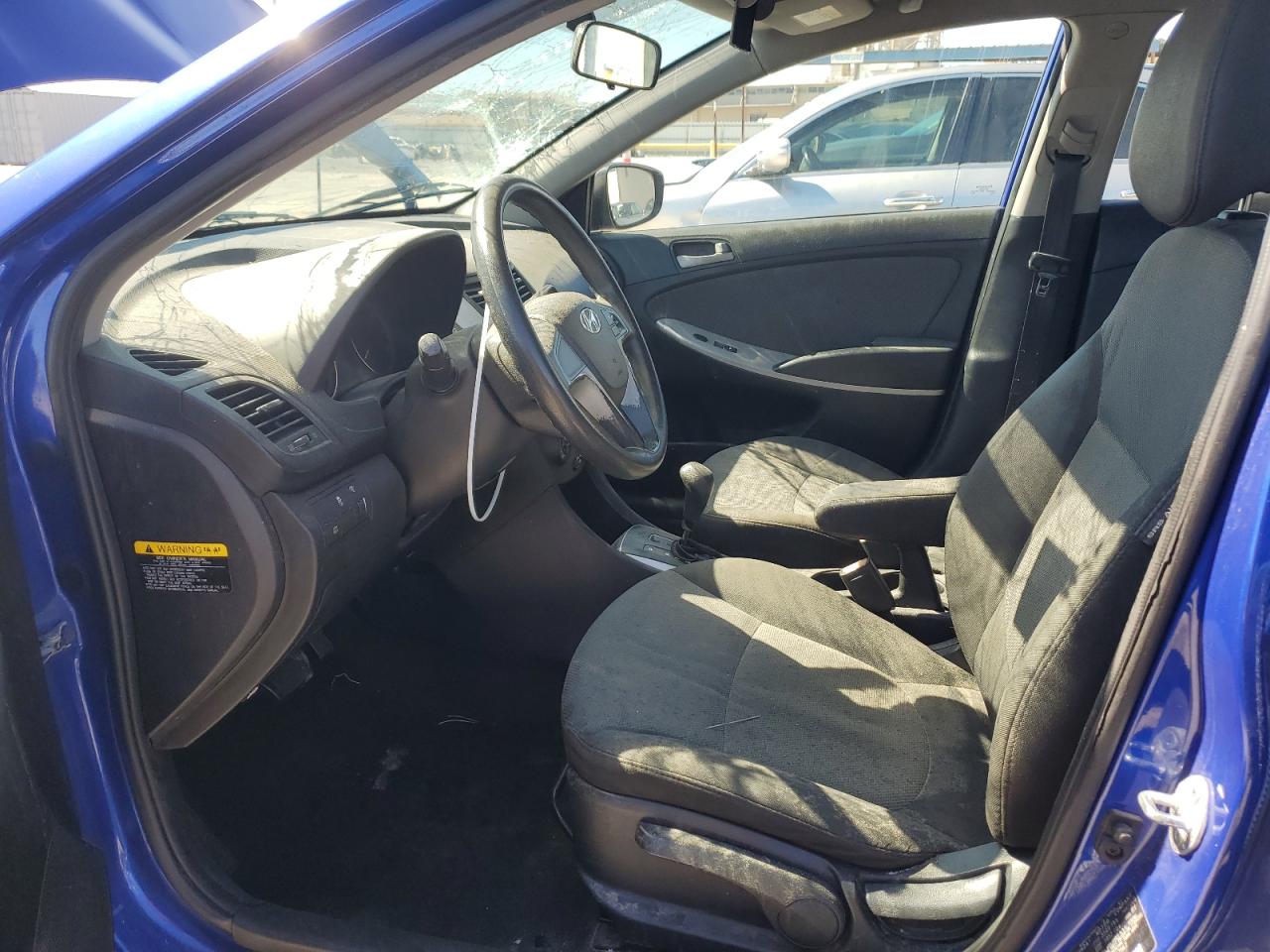2014 Hyundai Accent VIN KMHCT5AE7EU157967 Copart auction photo, front end / rear end damage thumbnail 7