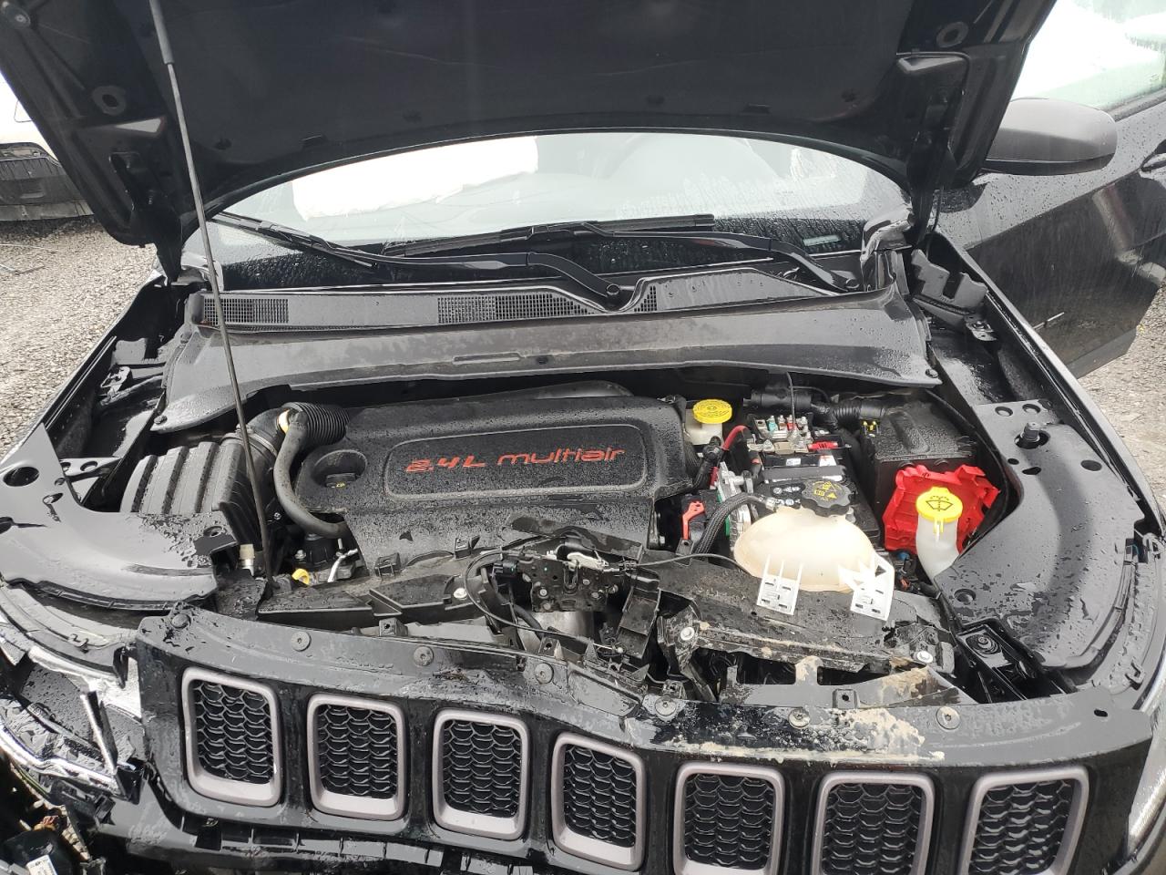 2021 Jeep Compass VIN 3C4NJDEB3MT595097 Copart auction photo, front end damage thumbnail 12