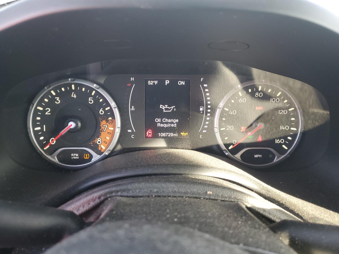 2017 Jeep Renegade VIN ZACCJABB5HPE99799 Copart auction photo, side / front end damage thumbnail 9