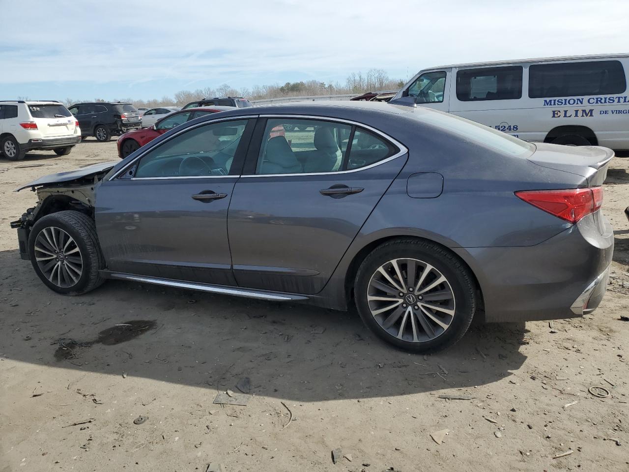 2018 Acura TLX VIN 19UUB3F7XJA006760 Copart auction photo, front end damage thumbnail 2