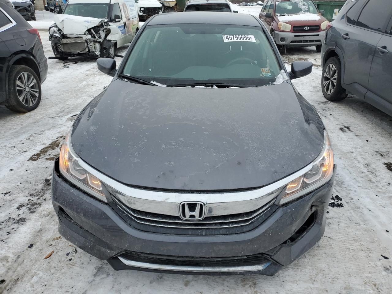 2017 Honda Accord VIN 1HGCR2F32HA066489 Copart auction photo, front end damage thumbnail 5