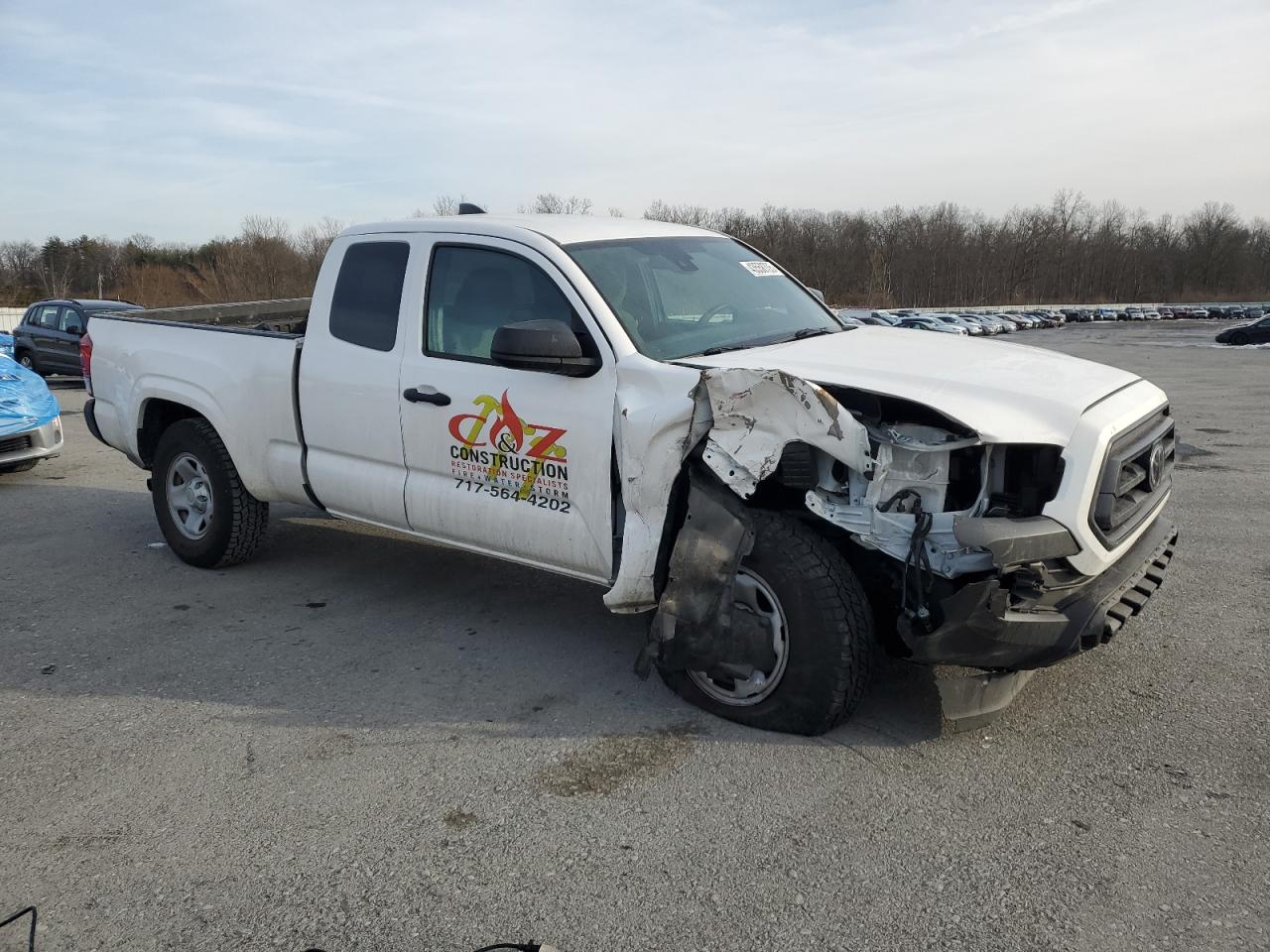 2022 Toyota Tacoma VIN 3TYSX5EN4NT013476 Copart auction photo, front end damage thumbnail 4